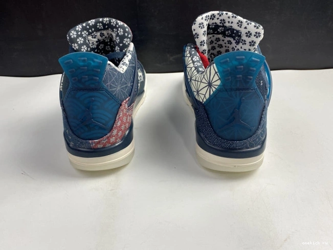 Rep Onekick SE CW0898-400 Sashiko Jordan Retro 4 Air 0711